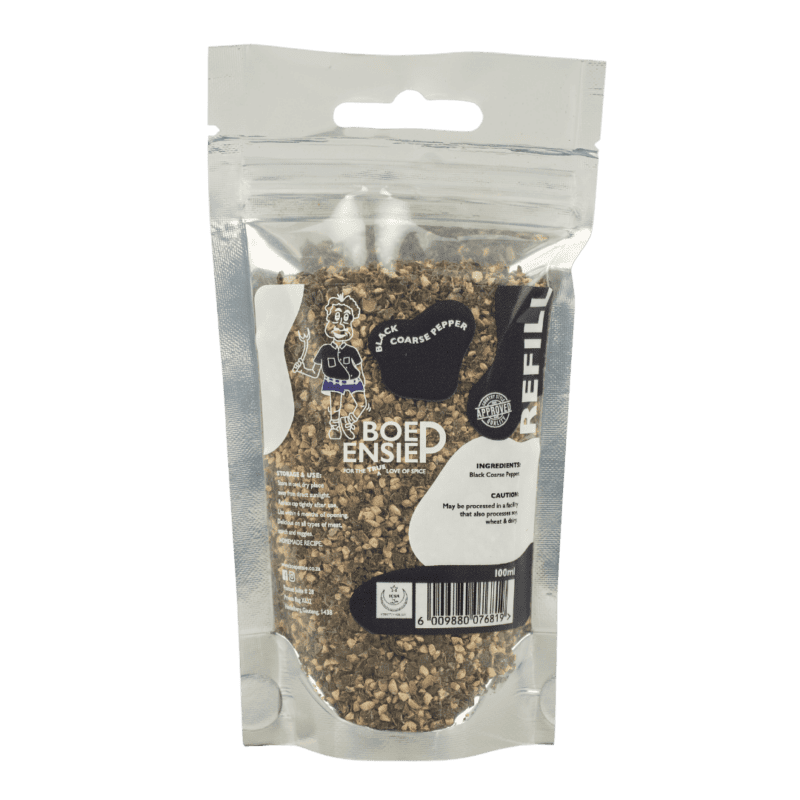 Black Coarse Pepper Refill Pack (100ml)