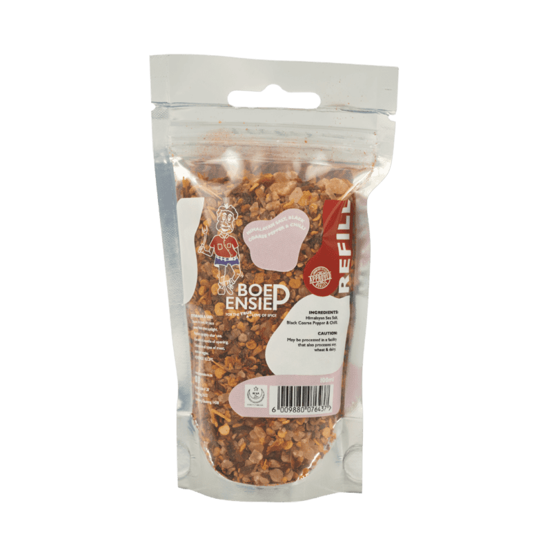 Himalayan Salt, Black Pepper & Chilli Mix Refill Pack (100ml)