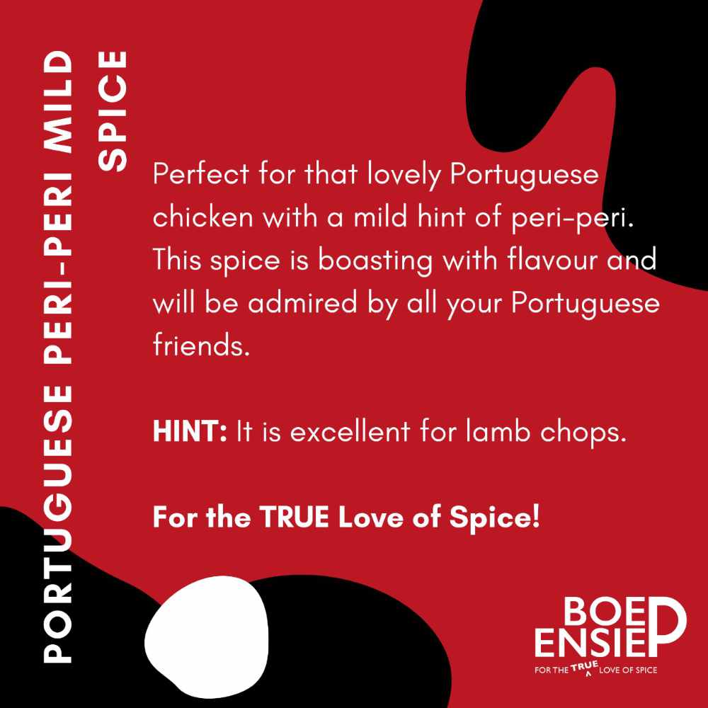 Boepensie Spices - Portuguese Peri-Peri Mild Uses