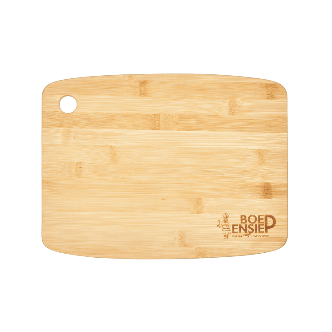Boepensie Bamboo Board with 4 x 200ml Spices - Image 3