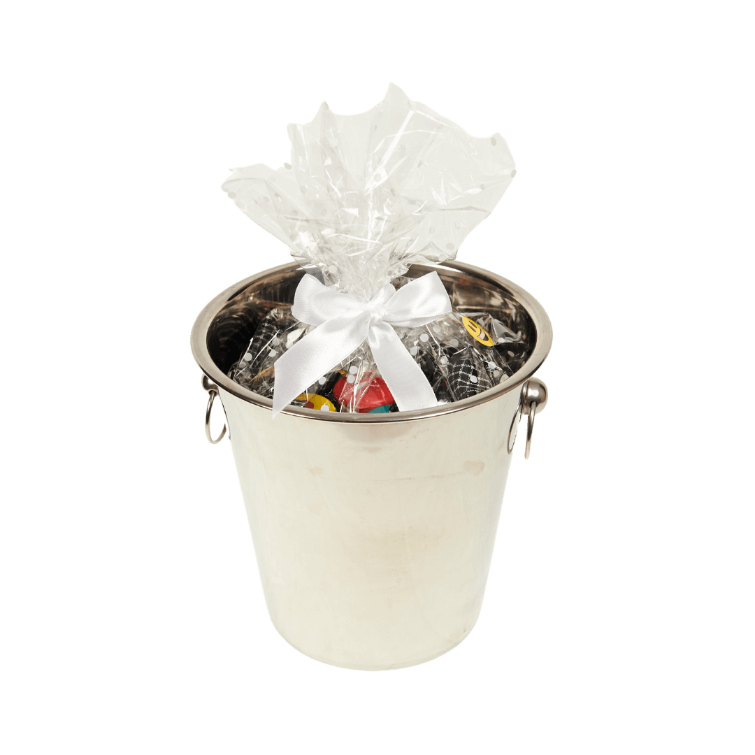 Boepensie Ice Bucket Silver with 3 x 200ml Spices - Image 2
