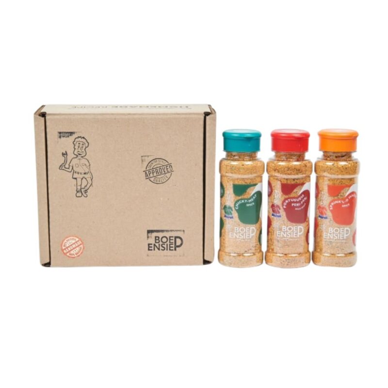 3 x 200ml Boepensie Spice & Gift Box