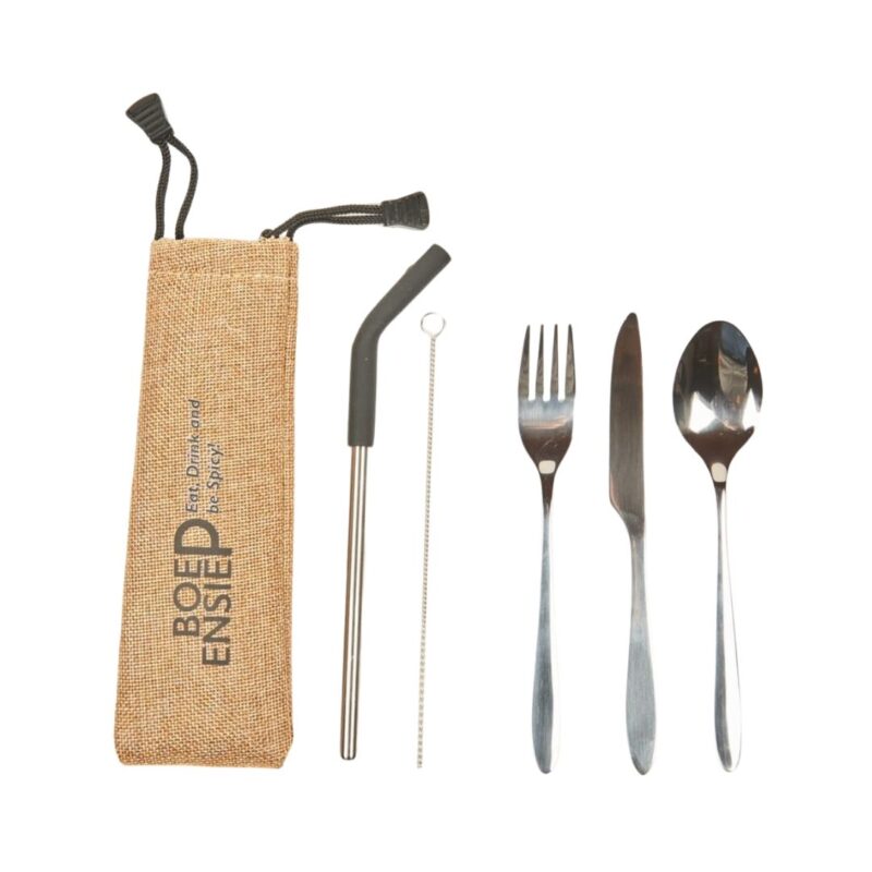Boep Cutlery & Straw Set