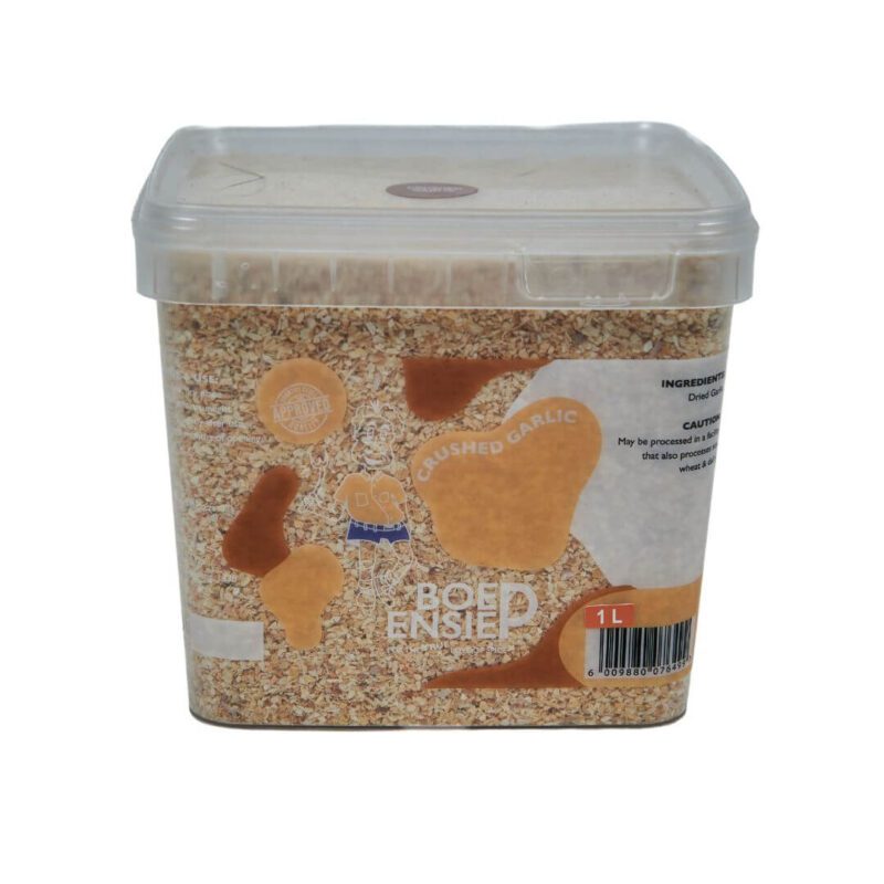 Crushed Garlic – 1L Plastic Bucket
