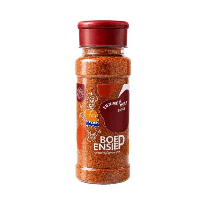 Tex Mex Boep Spice 200ml seasoning bottle from Boepensie