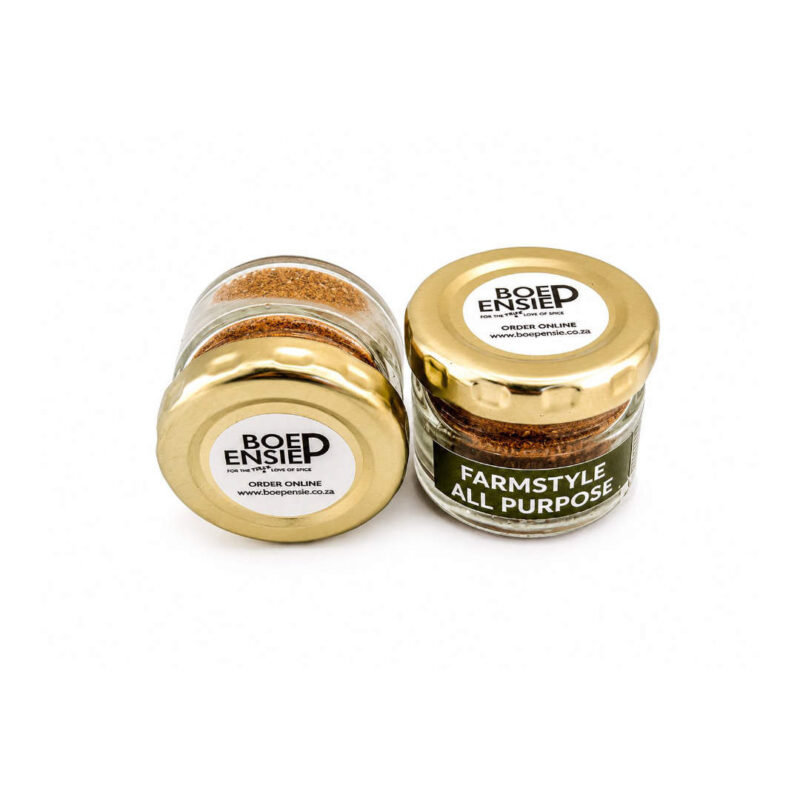 Farmstyle All Purpose 28ml Tester seasoning jar from Boepensie